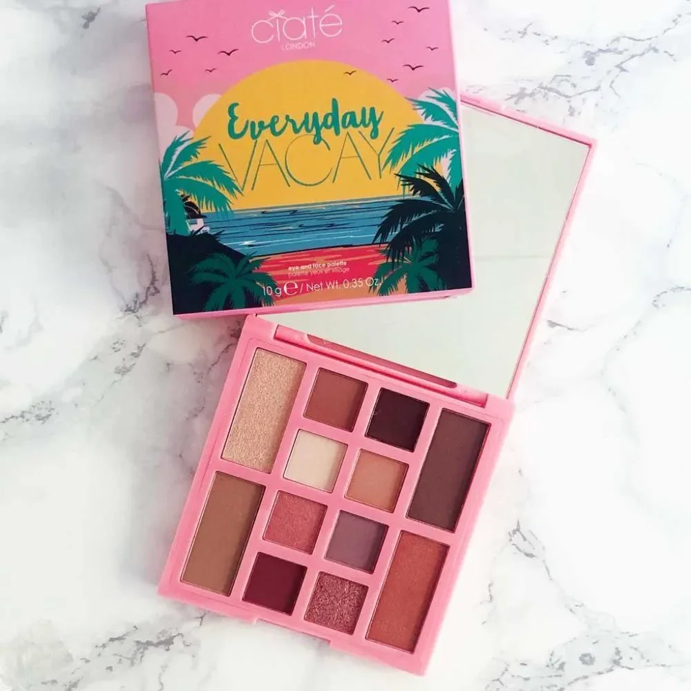 NIB Ciate London Everyday Vacay Eye & Cheek Palette